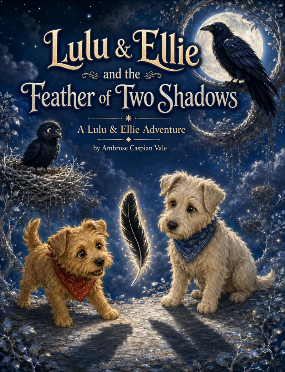 Lulu & Ellie and the Feather of Two Shadows cover art