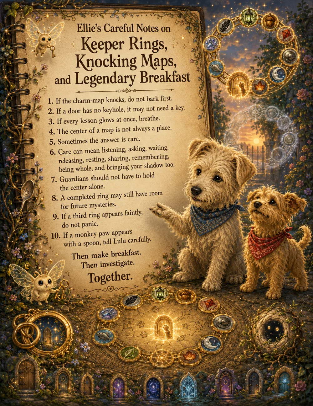 Lulu & Ellie and the Keeper Ring interior feature art